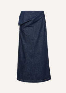 AW25 DENIM 04 SKIRT NAVY