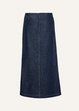 Load image into Gallery viewer, AW25 DENIM 04 SKIRT NAVY
