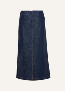 AW25 DENIM 04 SKIRT NAVY