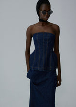 Load image into Gallery viewer, AW25 DENIM 04 SKIRT NAVY
