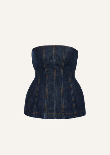 AW25 DENIM 07 CORSET NAVY
