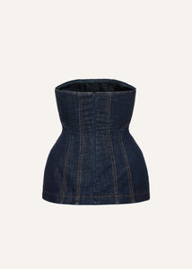AW25 DENIM 07 CORSET NAVY