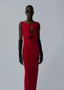 AW25 DRESS 13 RED