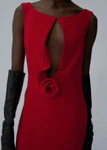 AW25 DRESS 13 RED
