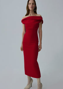 AW25 DRESS 14 RED