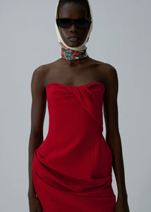 AW25 DRESS 18 RED