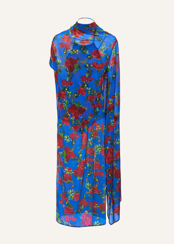AW25 DRESS 23 BLUE PRINT