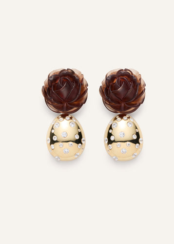 AW25 EARRINGS 10 BROWN