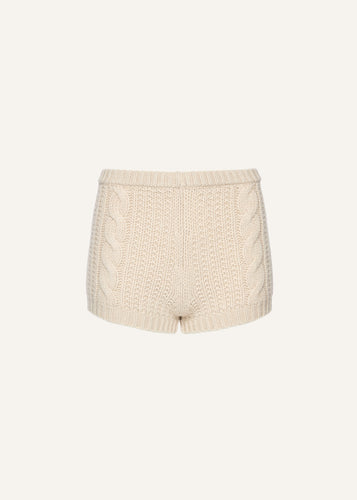 AW25 KNITWEAR 02 SHORTS BEIGE