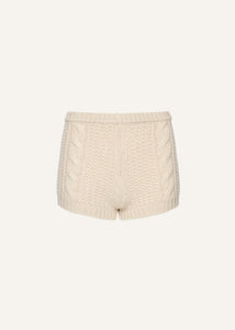AW25 KNITWEAR 02 SHORTS BEIGE