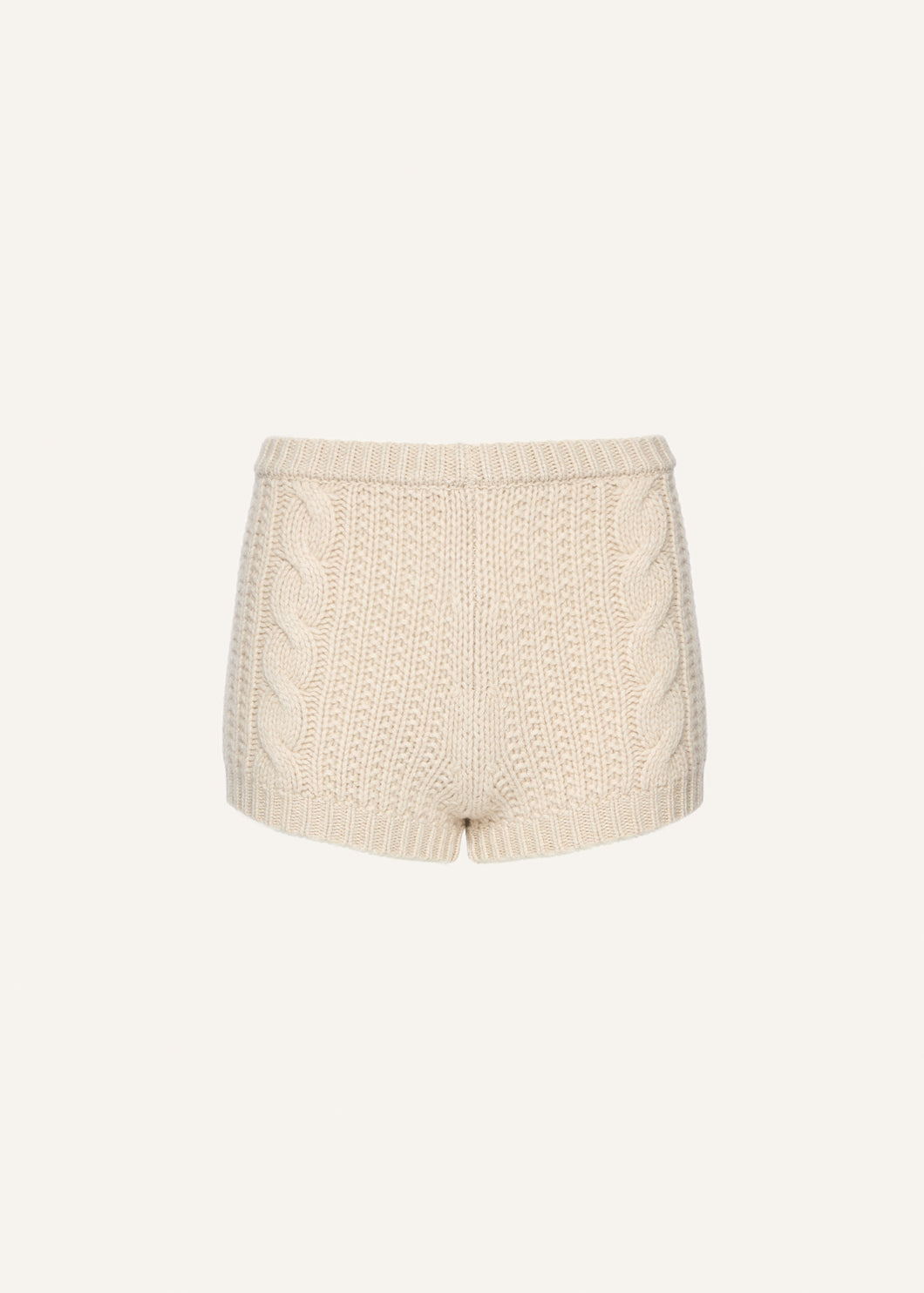 AW25 KNITWEAR 02 SHORTS BEIGE