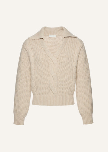 AW25 KNITWEAR 03 SWEATER BEIGE