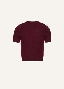 AW25 KNITWEAR 05 TOP BORDEAUX