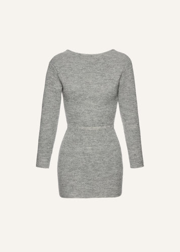 AW25 KNITWEAR 10 DRESS GREY