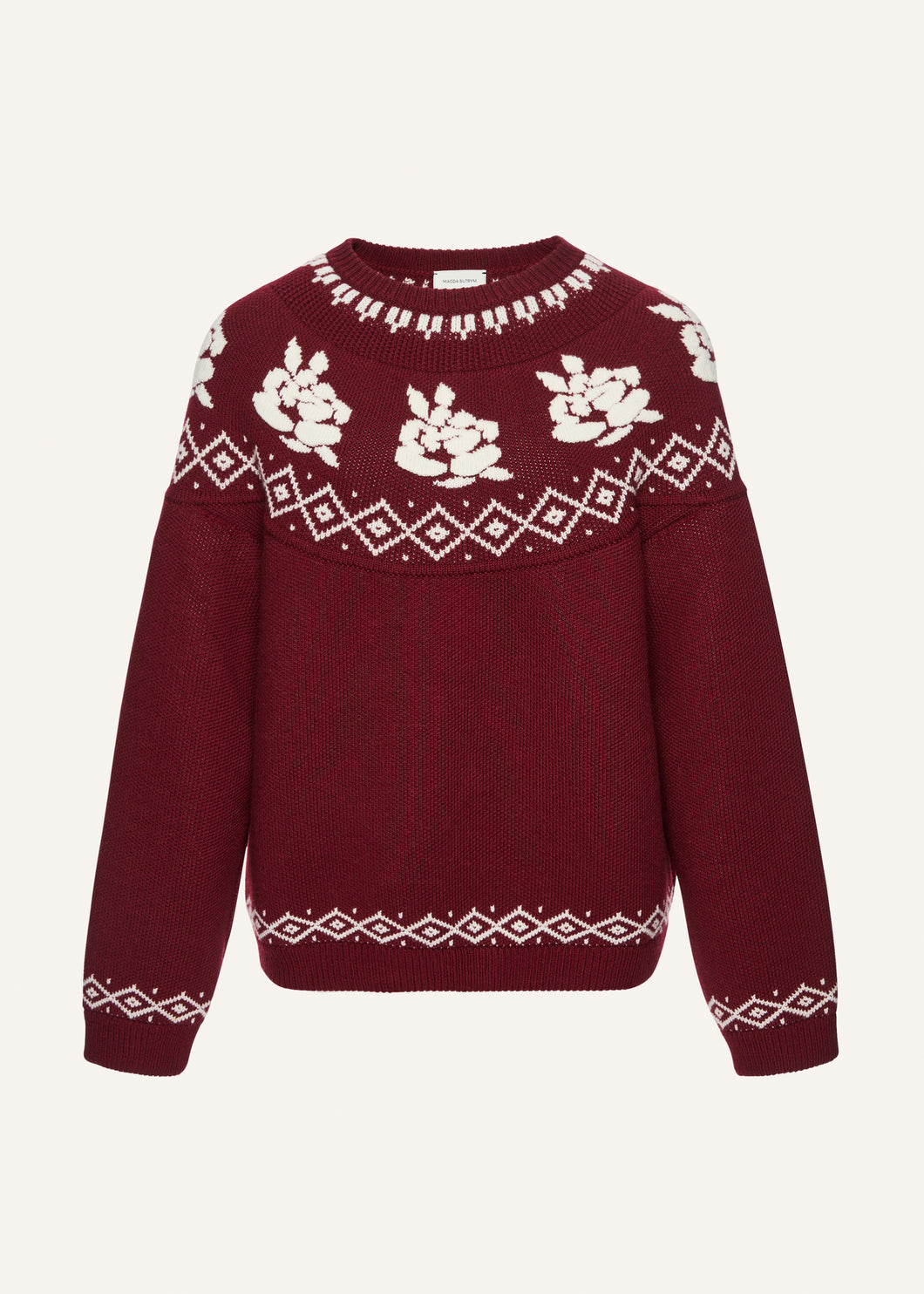 AW25 KNITWEAR 18 SWEATER BORDEAUX