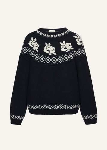AW25 KNITWEAR 18 SWEATER NAVY