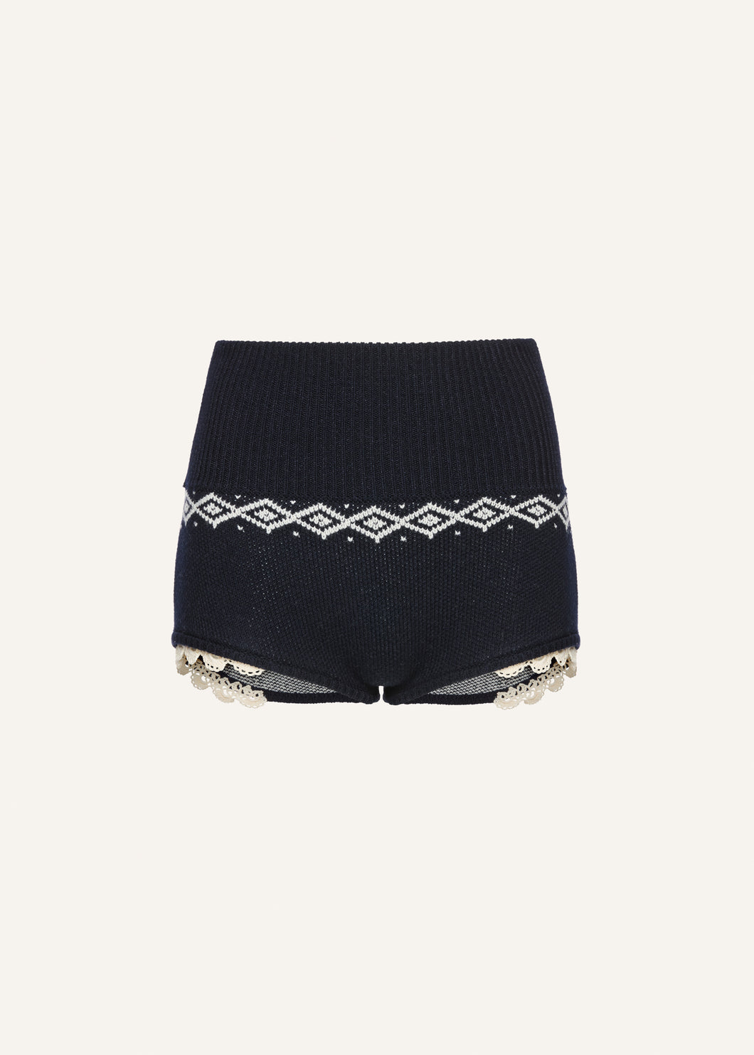 AW25 KNITWEAR 19 SHORTS NAVY