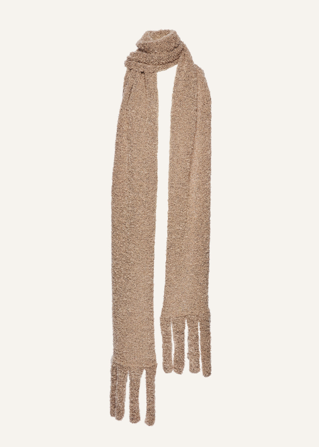 AW25 KNITWEAR 22 SCARF CREAM