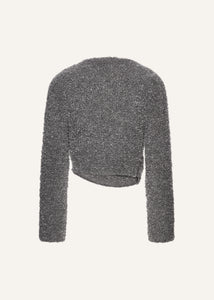 AW25 KNITWEAR 23 SWEATER GREY