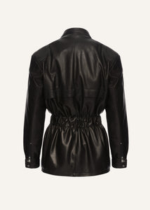 AW25 LEATHER 01 JACKET BLACK