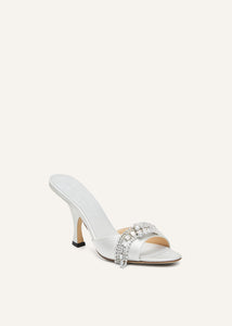 AW25 SANDALS SATIN WHITE