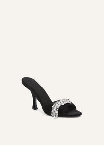 AW25 SANDALS SUEDE BLACK