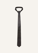 Load image into Gallery viewer, Leather tie in black
