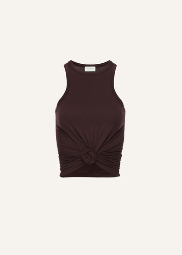 AW25 TOP 02 BROWN