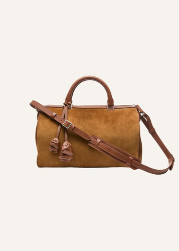 AW25 VARSOVIA BAG SUEDE CAMEL