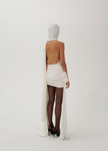 Load image into Gallery viewer, Hooded jersey bodysuit in cream

