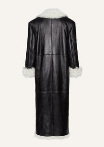 MTH23 LEATHER 01 COAT BLACK