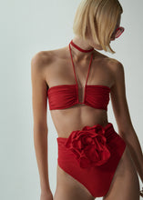 Load image into Gallery viewer, Crisscross bandeau top in red

