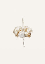 Load image into Gallery viewer, Pearl Magda bag in cream satin

