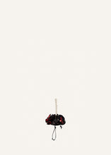 Load image into Gallery viewer, Micro pearl Magda bag in black floral print
