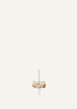 Load image into Gallery viewer, Micro pearl Magda bag in cream satin
