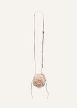 Load image into Gallery viewer, Small pearl Magda bag in cream crochet
