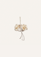 Load image into Gallery viewer, Small pearl Magda bag in cream satin
