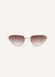 What you look for' triangle sunglasses in gold