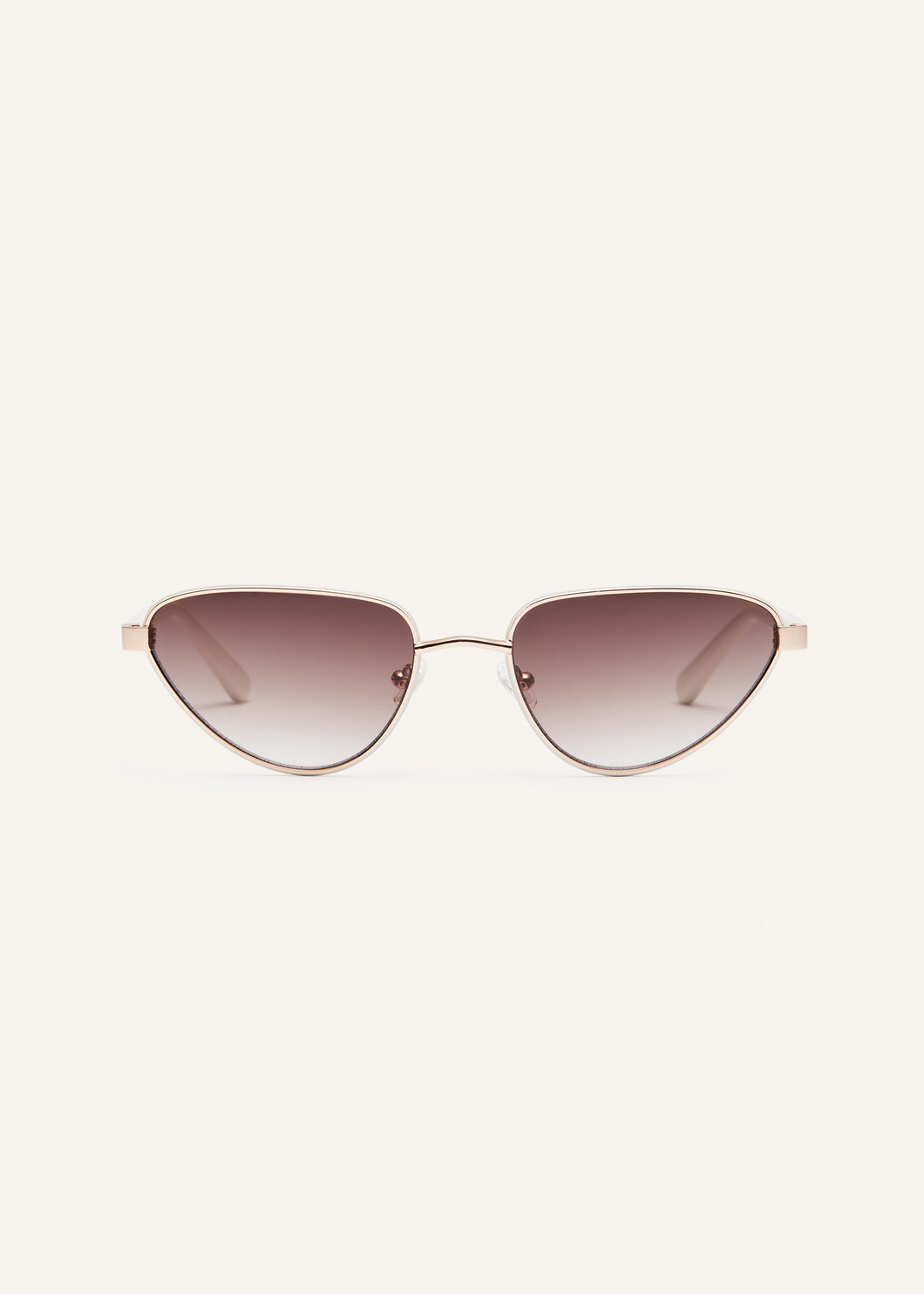 What you look for' triangle sunglasses in gold