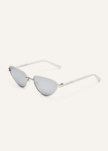 Load image into Gallery viewer, What you look for&#39; triangle sunglasses in silver
