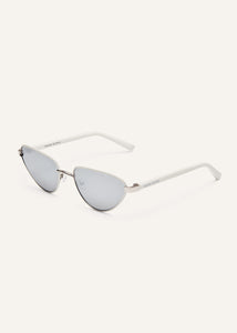 What you look for' triangle sunglasses in silver