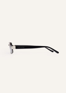 A certain nostalgia' rectangle sunglasses in black