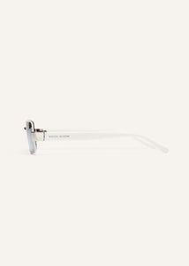 A certain nostalgia' rectangle sunglasses in silver