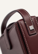 Load image into Gallery viewer, PF24 APOLONIA BAG BURGUNDY LEATHER
