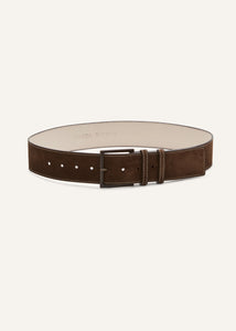 PF24 BELT 01 BROWN SUEDE