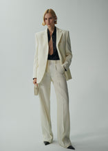 Load image into Gallery viewer, Boxy oversized blazer in cream
