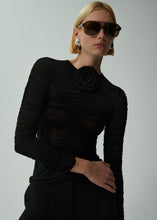 Load image into Gallery viewer, PF24 BLOUSE 02 BLACK
