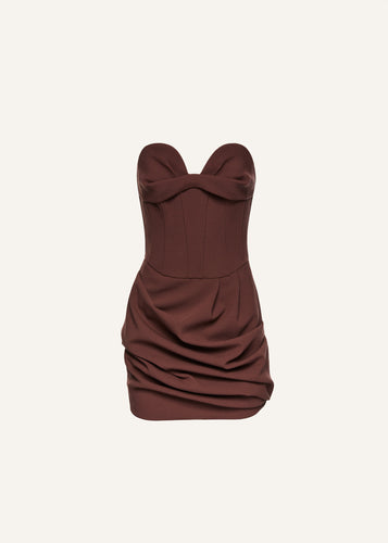 PF24 DRESS 10 BURGUNDY