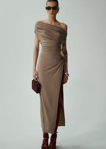 PF24 DRESS 21 BEIGE