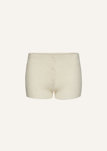 PF24 KNITWEAR 18 SHORTS CREAM